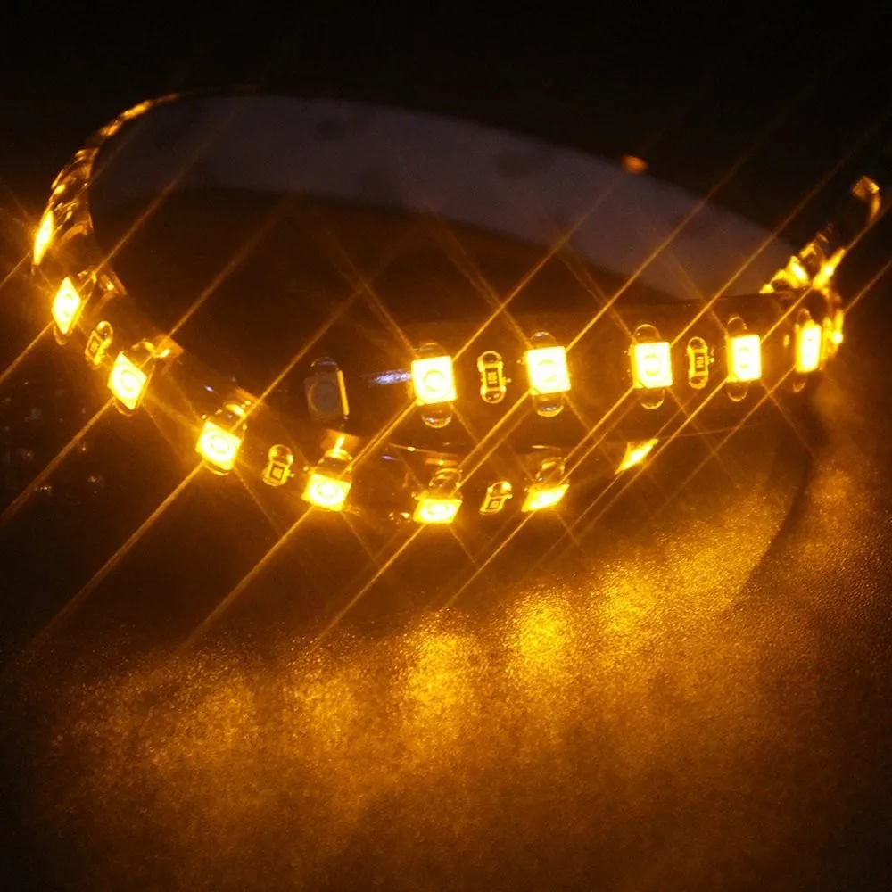 50PCS 30CM 32 LED 3528 1210 Car Flexible Strip Lamps Lights Blue Green Red White Yellow Pink RGB Color Decorate DRL Lamp | Автомобили и