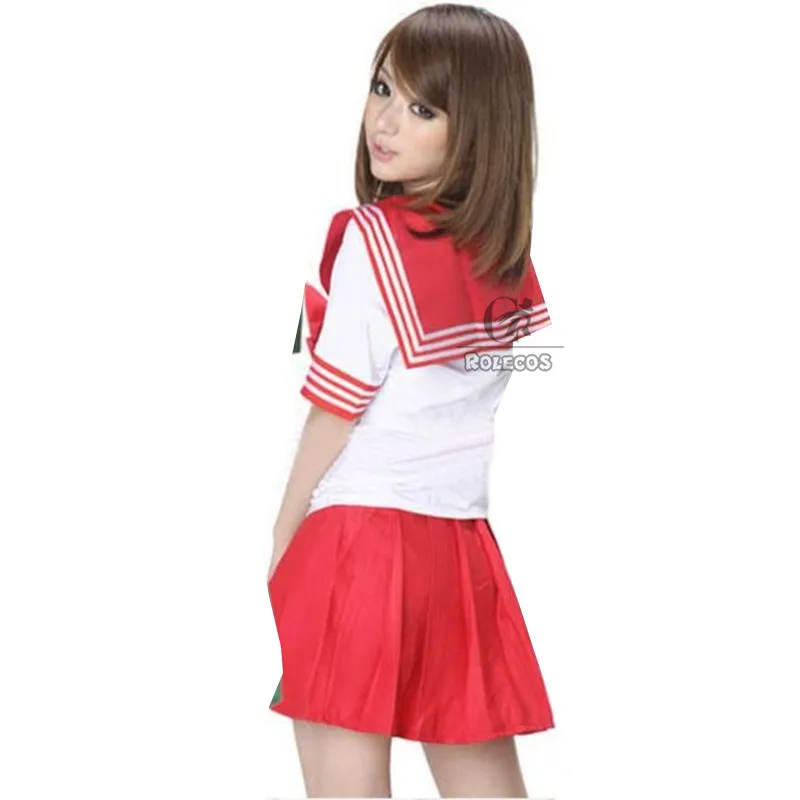 ROLECOS Модные 8 цветов японская школьная форма для девочек платье костюм аниме