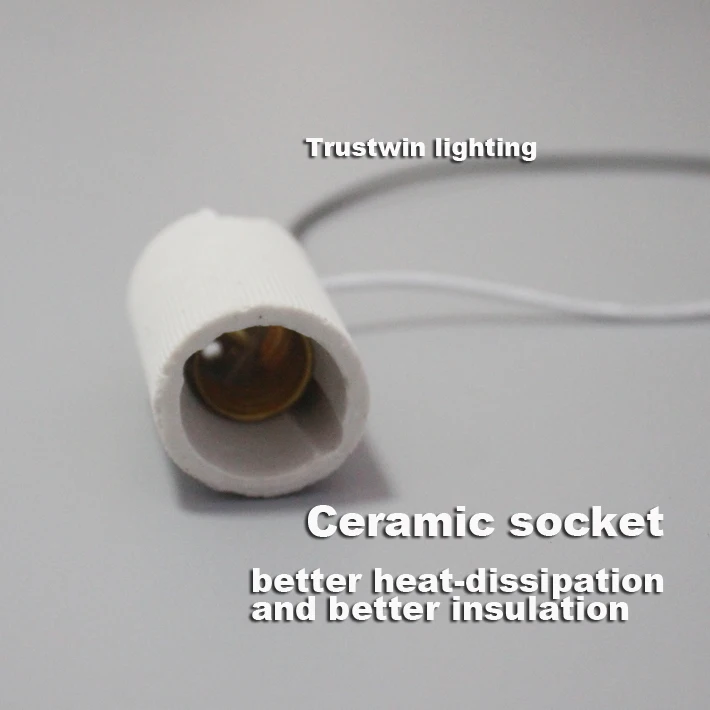 4 шт./лот E14 разъем с кабелем запасная часть огнестойкий держатель лампы конвертер