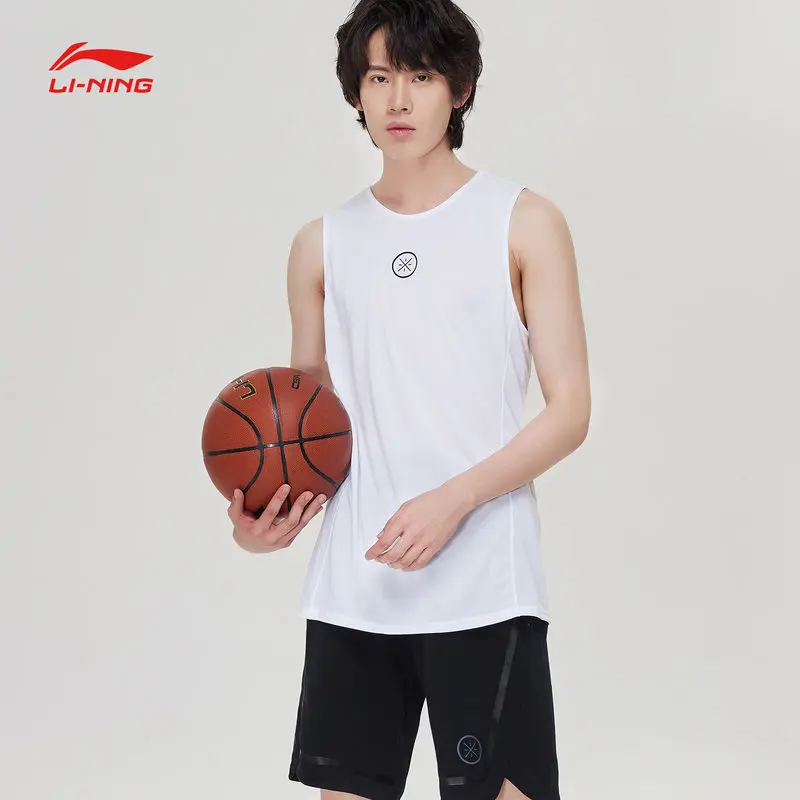 Li-Ning Men Wade Series Basketeball Tank Polyester Slim Fit Comfort Breathable LiNing Sports Vests Top AVSP085 CAMJ19 | Спорт и