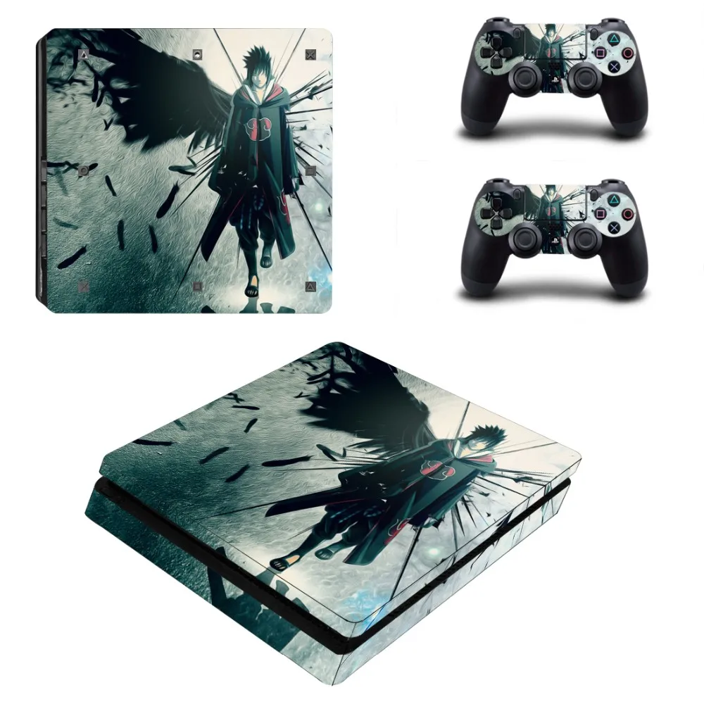 Аним Наруто и боруто PS4 тонкий стикер кожи для sony playstation 4 консоли и 2 контроллеров PS4 Slim Skins Наклейка виниловая