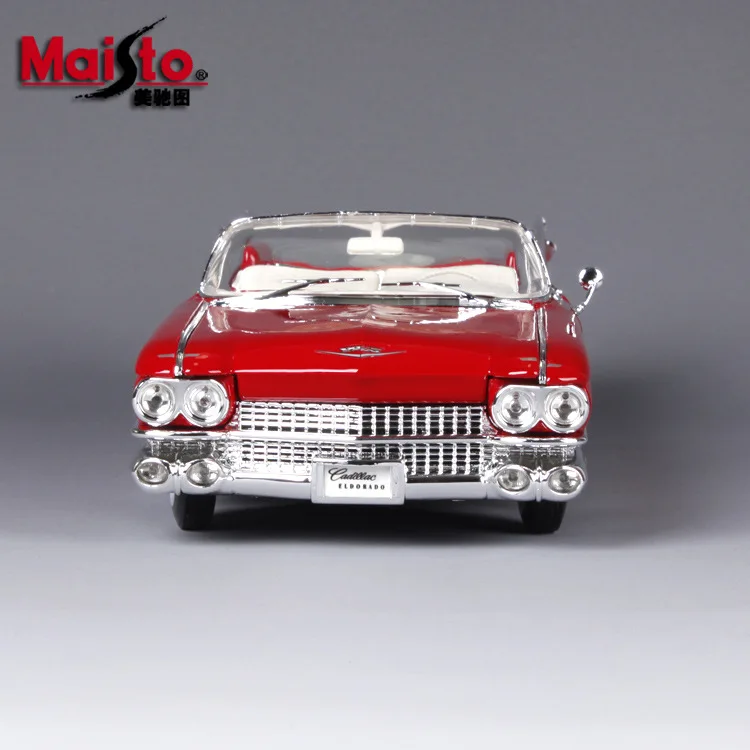 1:18 оригинальные литые модели автомобилей Maisto, домашний декор, имитация автомобилей mkd2 для детей 1959 Cadillac Roadster