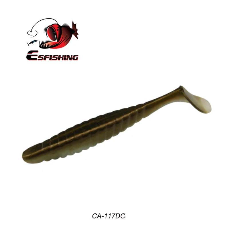 CA117DC Esfishing, рыболовные приманки,, воблер, 9 см, 6 шт., 5 г, мягкие приманки, Shad, Спиннер, приманки, Iscas, искусственная приманка, басовая приманка "Щука", форель - Цвет: CA117DC