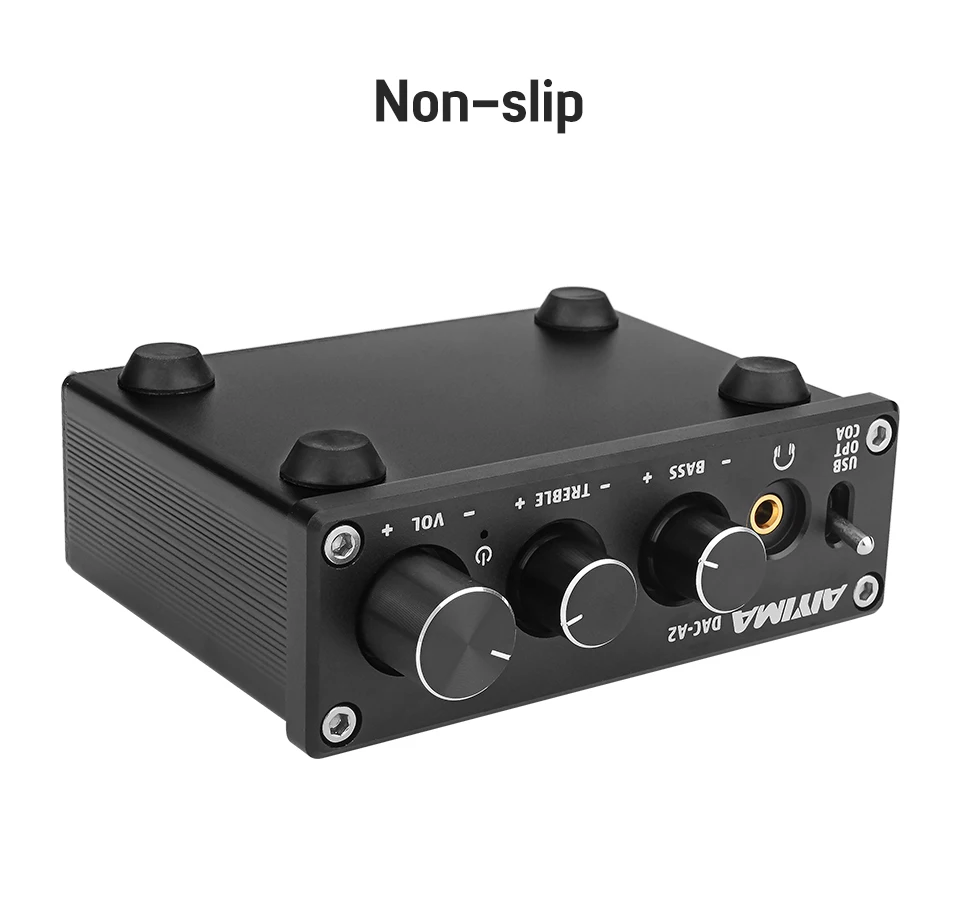 AIYIMA Mini Amplificador 2,0 Hifi цифровой декодер USB DAC аудио усилитель для наушников 24 бит 96 кГц коаксиальный Оптический выход RCA Amp