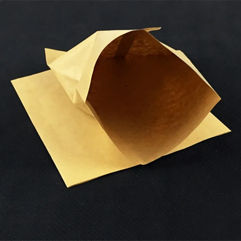 Розничная упаковка коричневого цвета 20*21 см 50 шт./лот для жареной пищи блинов