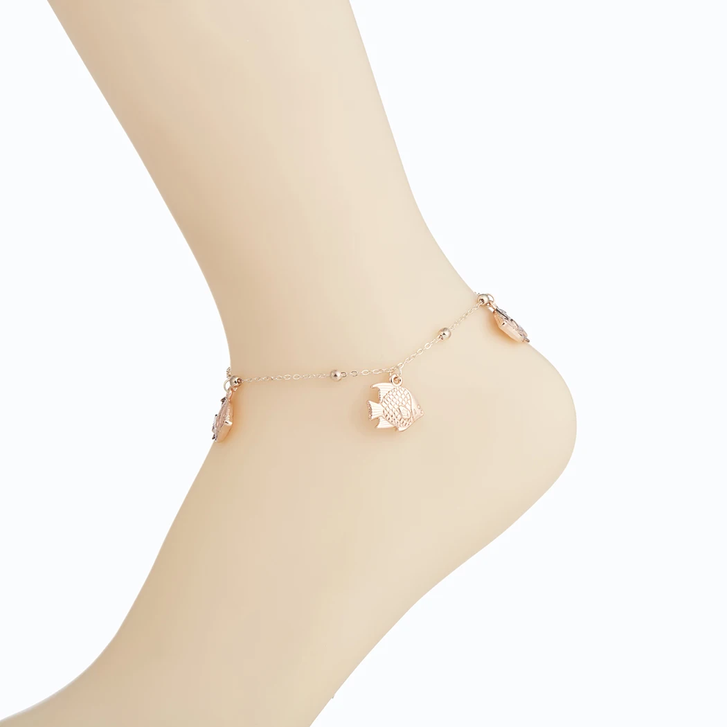 Новая мода ноги браслет на ногу богемные женские сексуальные рыбы болтаются