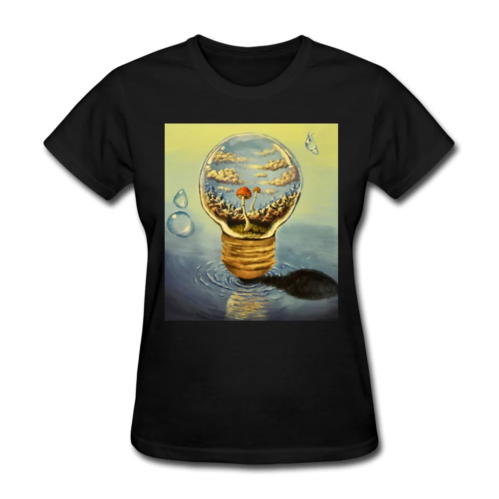 Low Price Casual Girl's T-Shirt Idea Designed Cool Texts Women T Shirts | Женская одежда