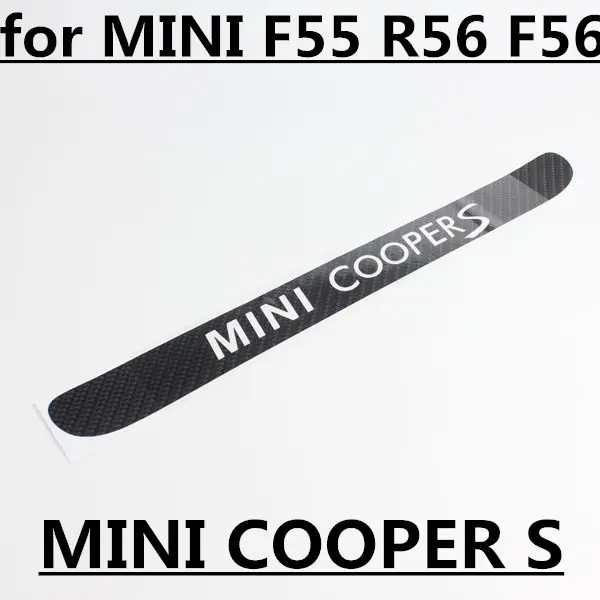 Мини F55 R56 F56 R60 автомобиля углеволоконная виниловая стоп-сигналы декоративное покрытие высокое крепление стоп-сигнала наклейки для фар MINI COOPER S COUNTRYMAN - Название цвета: COOPERS F55F56R56