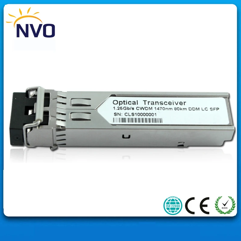 1 25G 1590nm двойное волокно LC 80km CWDM SFP приемопередатчик с DDM волоконно-оптический