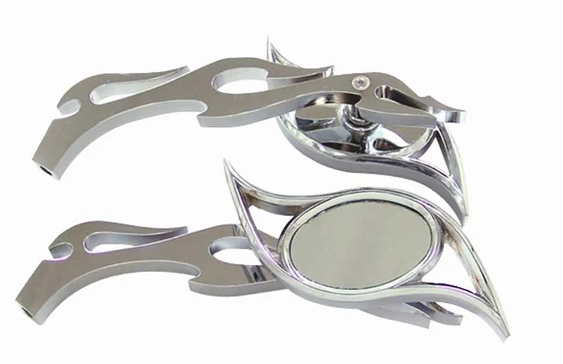 Chrome Motorcycle Mirrors For Yamaha Roadliner Road Liner Midnight XV | Автомобили и мотоциклы