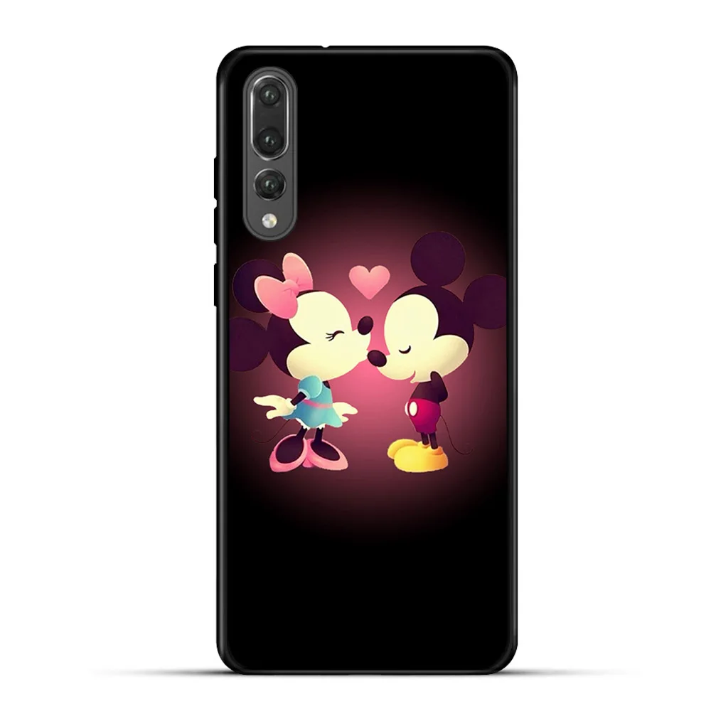 Черный мягкий ТПУ Прекрасный чехол для телефона huawei p10 p20 pro mate 20 p9 p8 lite сумка |