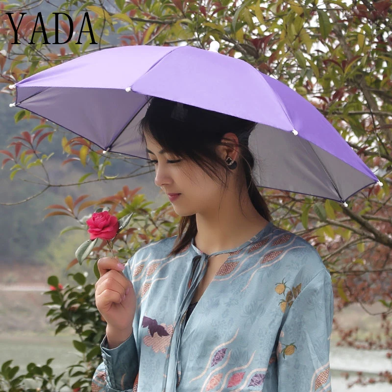 &quotYADA&quot 65 см Складная Рыбацкая Кепка головной убор Зонт от дождя для женщин Пеший