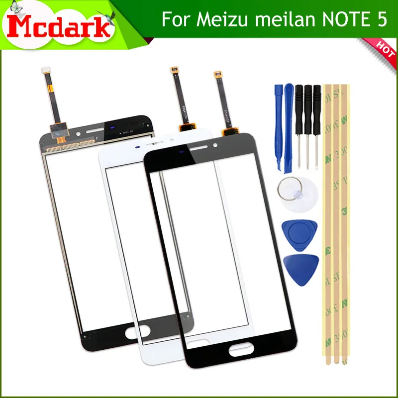 Mcdark 5 дюймов Переднее стекло Тач-скрин мобильный телефон для Meizu meilan NOTE сенсорный