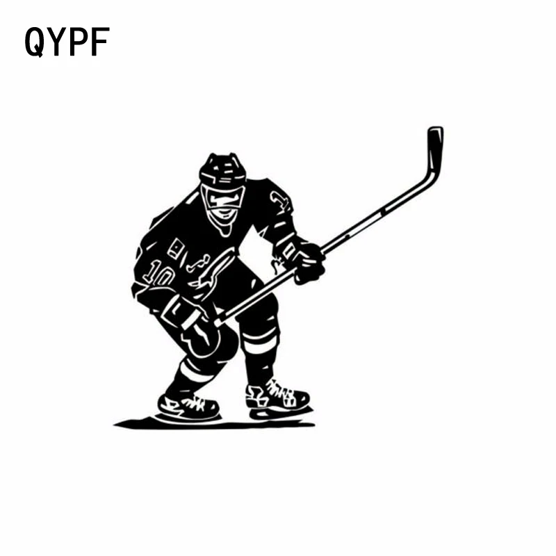 QYPF 14 см * 13 автомобильный Стайлинг для хоккея спорта виниловые наклейки
