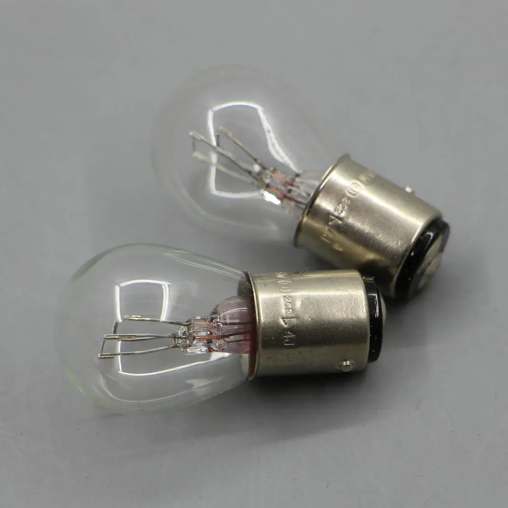 Подходит для автомобильных галогенных фар галогенная лампа 12 В P21/5 Вт стоп-сигнал