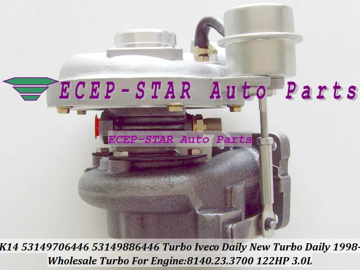 Турбокомпрессор K14 6446 53149706446 53149886446 для турбонаддува ивектора ежедневного новый