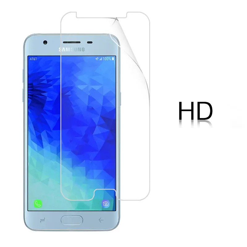 Антибликовая матовая пленка для Samsung Galaxy J3 2018 HD Глянцевая Прозрачная защитная