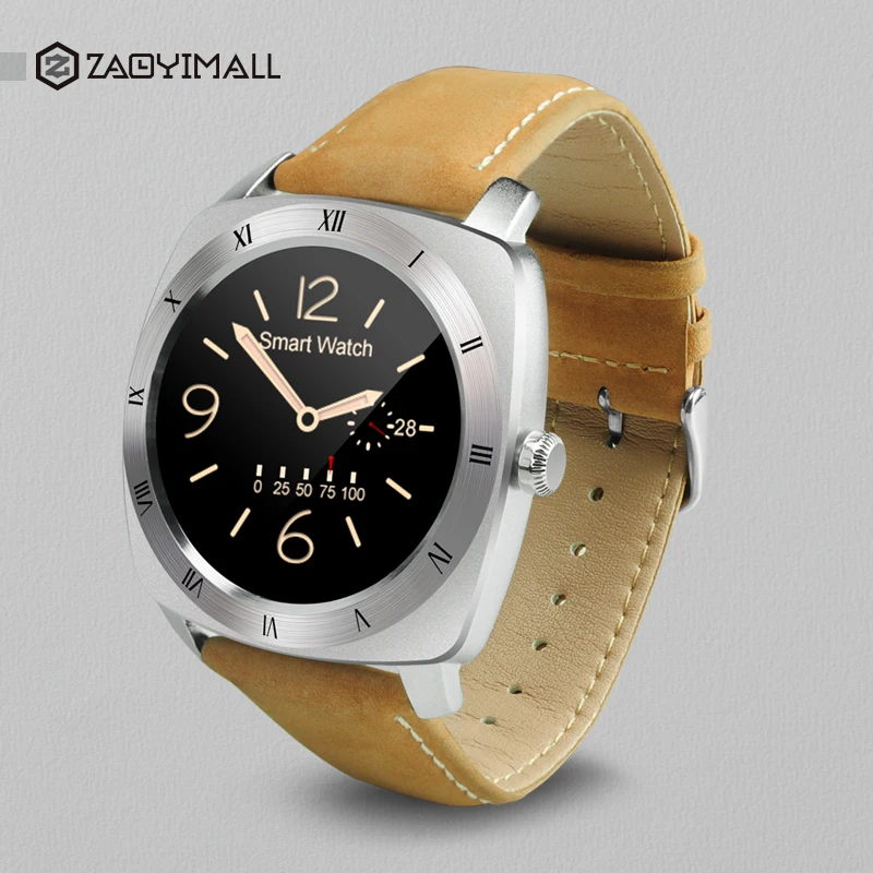 Zaoyiexport dm88 Смарт-часы круглый bluetooth SmartWatch Поддержка сердечного ритма Мониторы для