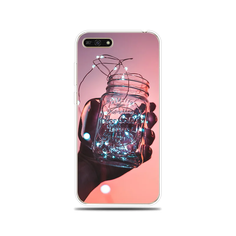 Glowing Bottles Patterned Silicone Phone Case For Huawei Honor 5A 6X 7X 7A Pro 7C 7S 8C 8X Soft Cover 8 9 10 Lite |