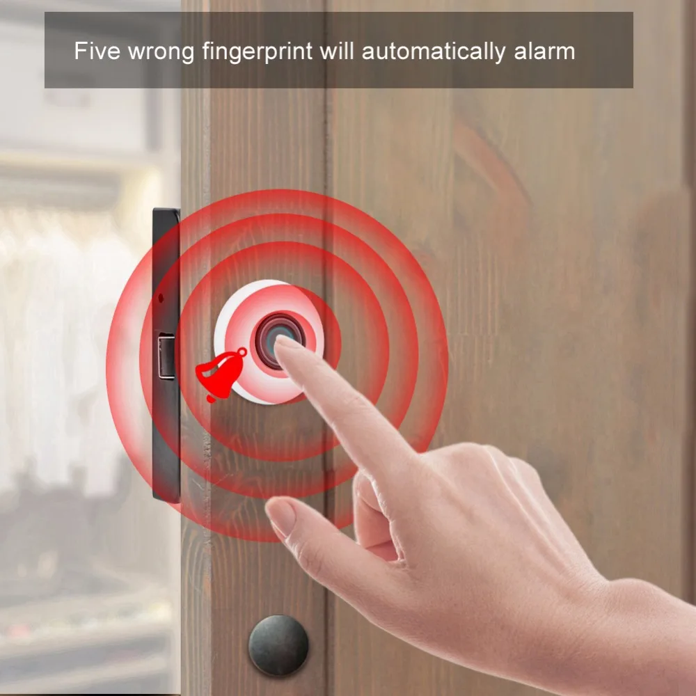 Полупроводниковый Умный Замок без ключа с выдвижным ящиком и отпечатком
