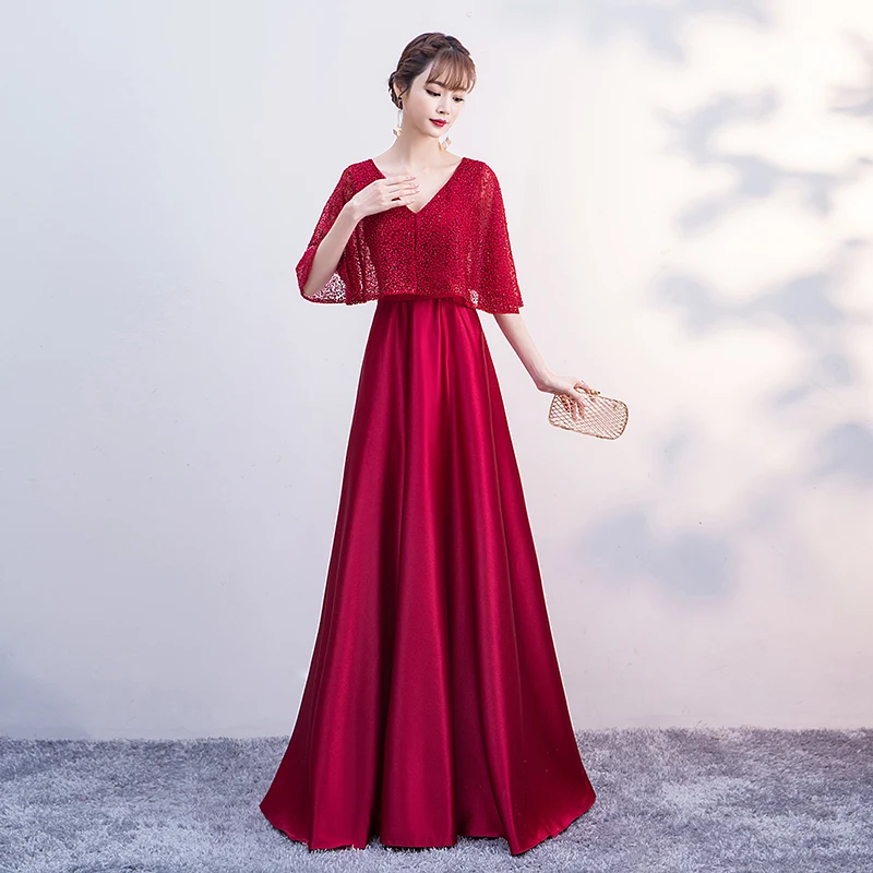 Женское длинное вечернее платье SSYFashion белое синее простое элегантное длиной до