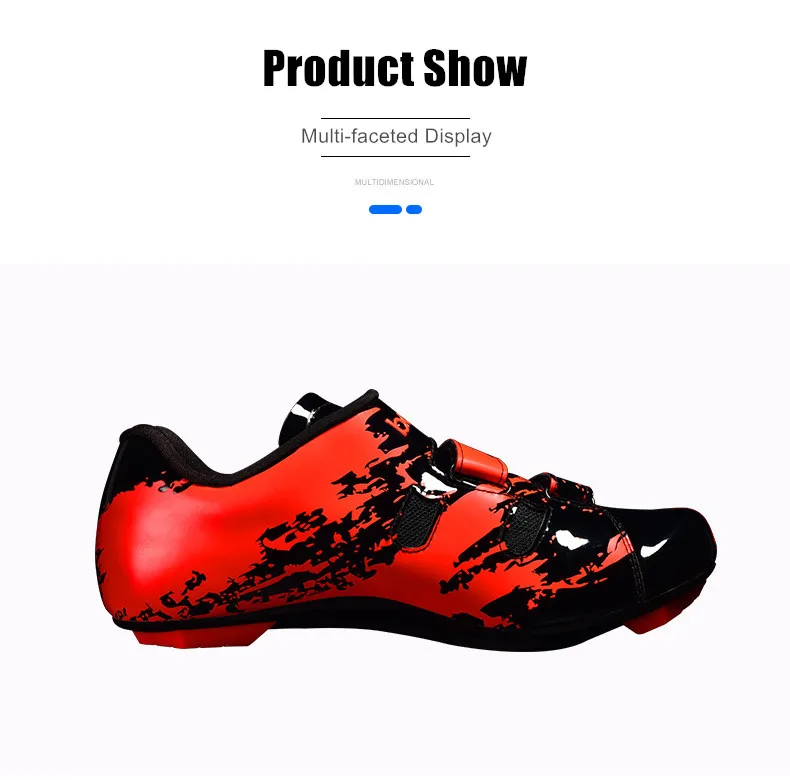 BOODUN Men's Road Bike Shoes Nylon Sole Breathable Antiskid New Cycling Shoes Road Bicycle Racing Shoes with Cycling Cleats