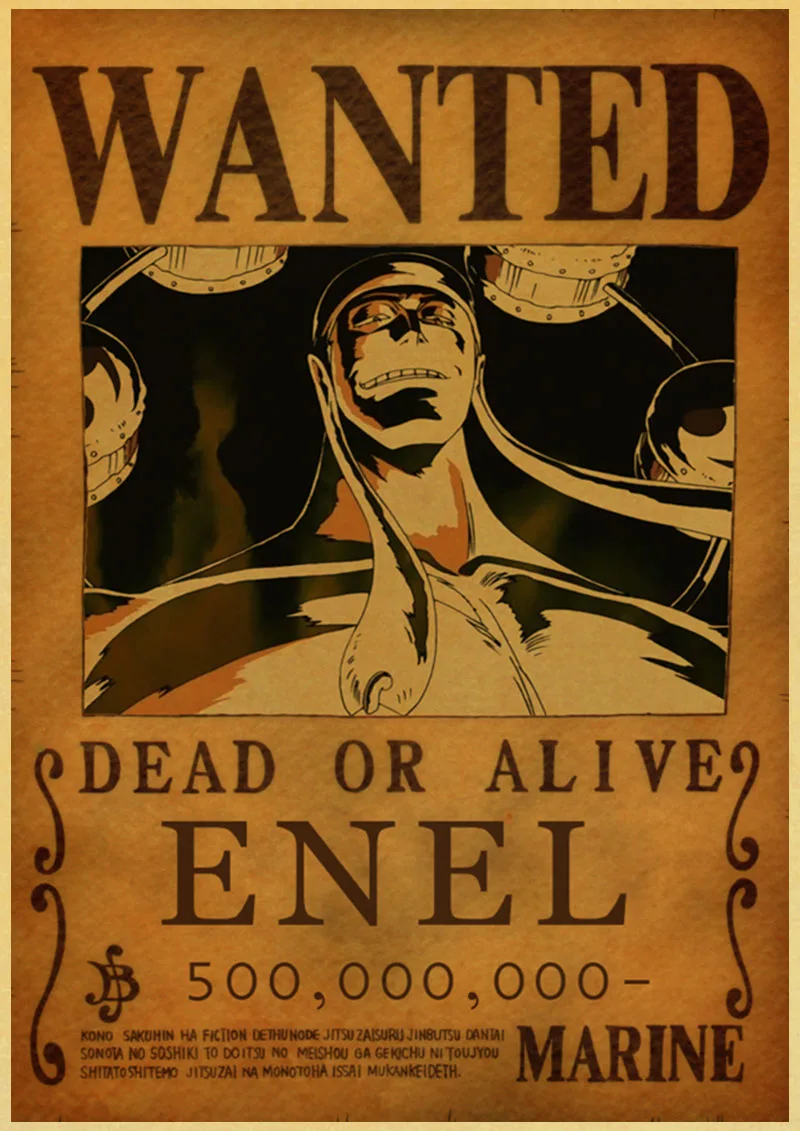 P018 Японский Классический Аниме one piece Wanted Ретро плакат Обезьяна D Luffy Wanted винтажная настенная живопись стены комнаты художественные плакаты - Цвет: P018