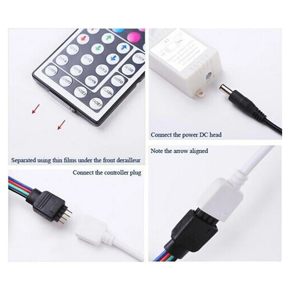 44 клавиши Led контроллер LED IR RGB светодиодные фонари ИК диммер DC12V 6A для SMD 3528 5050