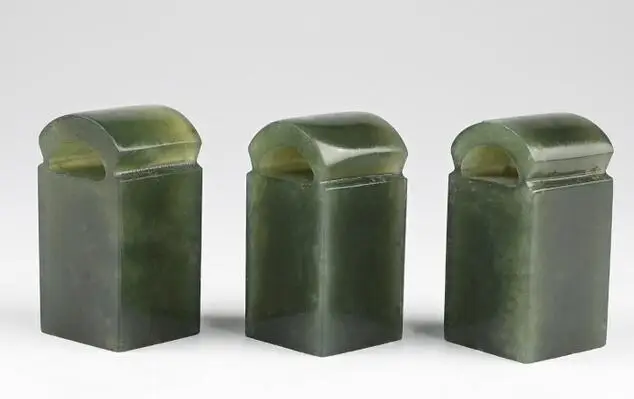 Jade камень печать практика глава обычай Qingtian 2 5x5 см 10 шт.|Статуи и скульптуры| |