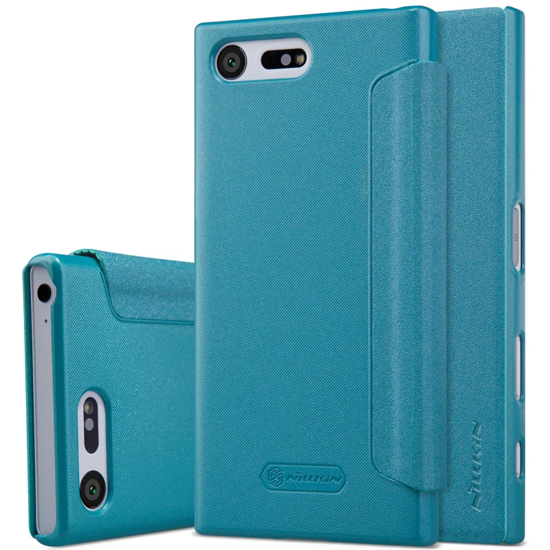 Для Sony Xperia X Compact чехол Nillkin Sparkle для Mini (X Compact) телефон случаях Защитная откидная