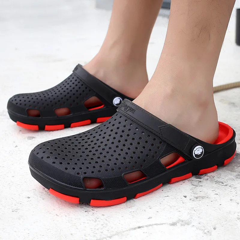 2019 мужские сандалии пляжные Нескользящие из пеноматериала шлепанцы лоферы