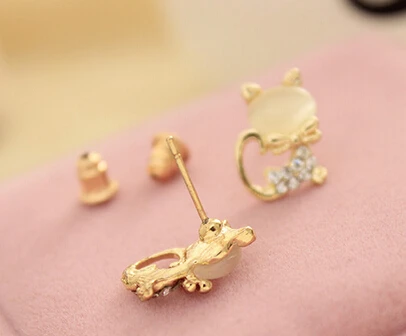 Горячая Распродажа модные ювелирные изделия с кристаллом опал милые серьги в