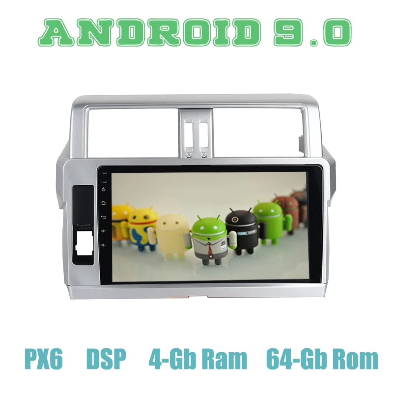 Автомобильная Мультимедийная система с GPS-Навигатором ips PX6 Android 10 2 9 0 дюйма для