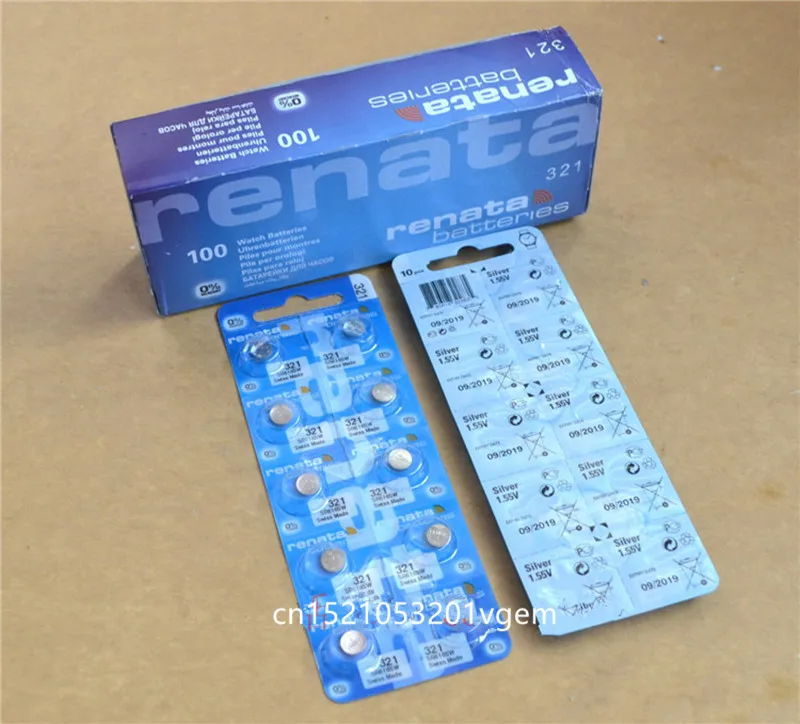 Батарея часов 20xrenata Silver Oxide 321 SR616SW 616 1 55 V 100% оригинальный бренд renata 616|watch battery 321|watch