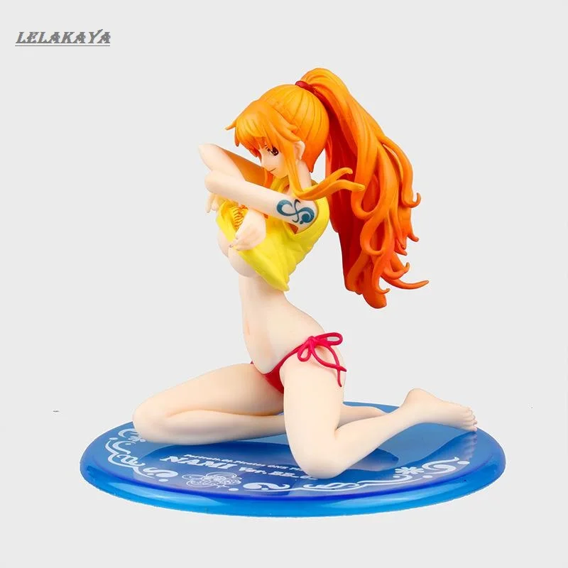 13 см аниме One Piece фигурка Nami BB версия Luffy рубашка снять бикини девушка сексуальная
