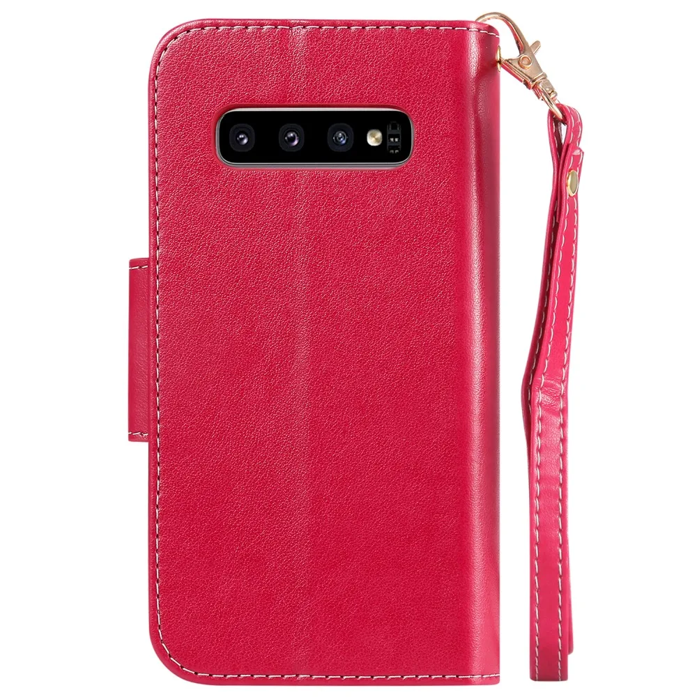 Новый зеркальный чехол с милым котом для Samsung Galaxy S10 красивая кожаная женская