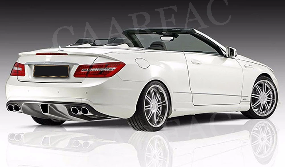 Задний диффузор из углеродного волокна для Mercedes Benz W207 C207 Coupe E260 E300 E350 Sport 2 двери 2009-2012 автомобильный бампер