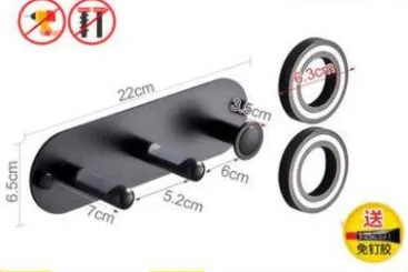 blackwith 2 nozzles Держатель фен Dyson Фен держатель настенный кронштейн клей/Винты Монтажные Стойки органайзер для Dyson Supersonic волос Удар drye - Цвет: blackwith 2 nozzles