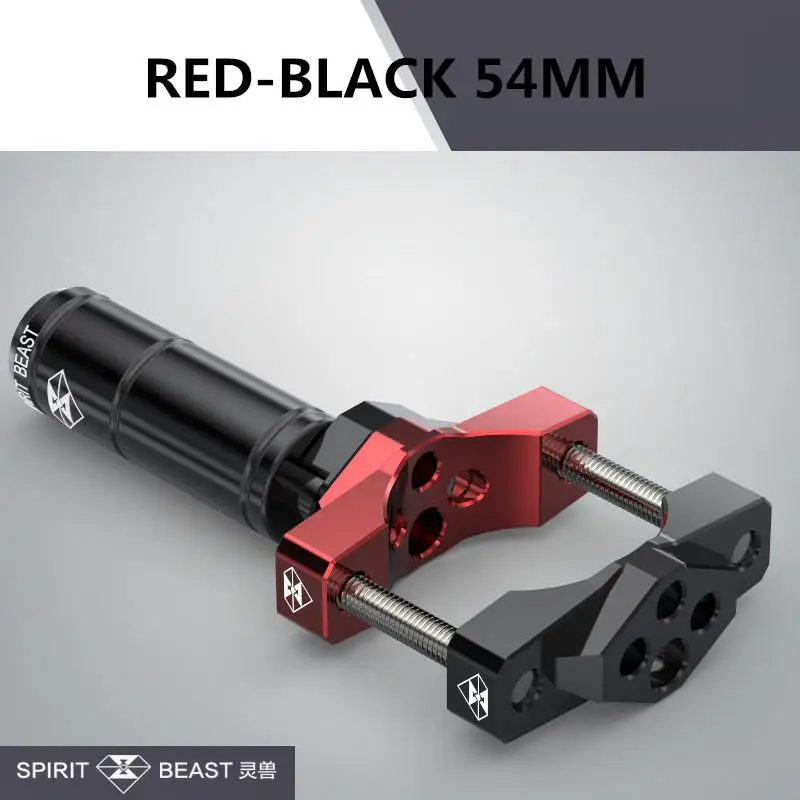 42MM-54MM Spirit Beast мотоциклетный расширительный светильник держатель телефона кронштейн зажим 18-54 мм бампер Руль Передняя вилка для Honda Kawasaki Yamaha - Цвет: 42MM-54MM
