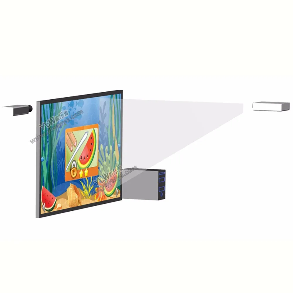 3D Интерактивная проекционная система детская игровая площадка для помещения с