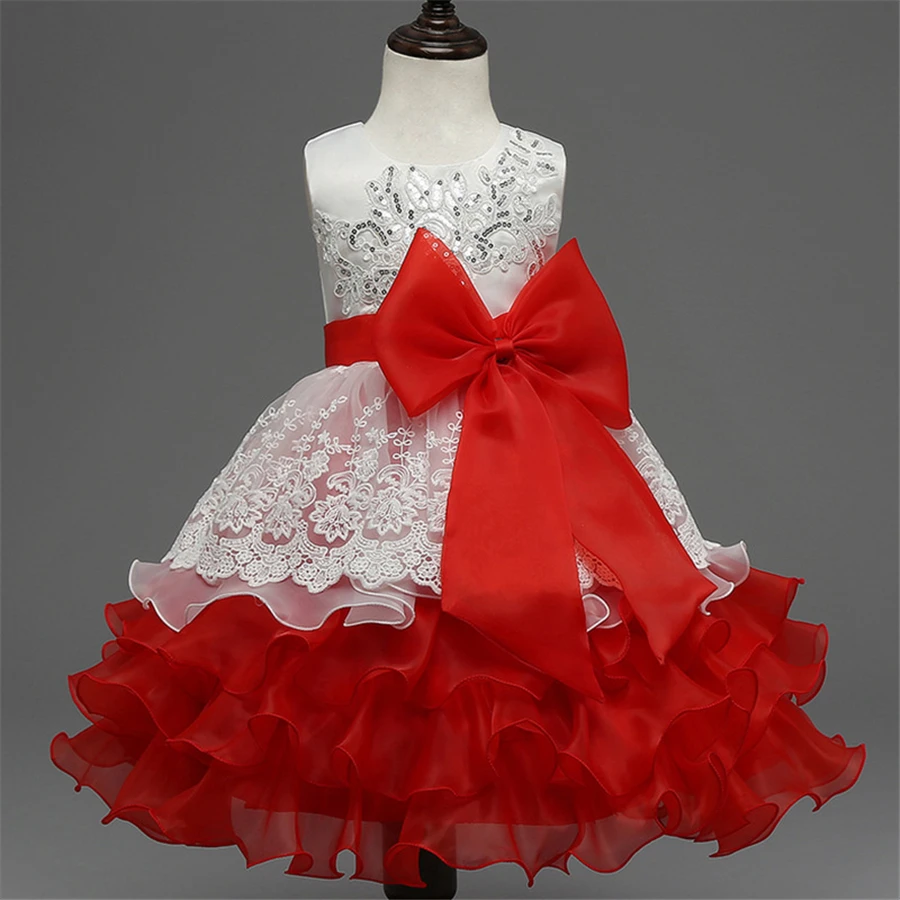 Top quality princess dress for little girl age 4 5 6 7 8 long dresses Ceremonies wedding gown flower vestido XD20-D | Детская одежда и