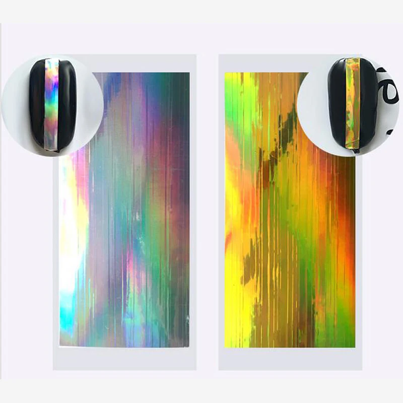 1 шт. Лазерная Голография Звездная Фольга для ногтей голографическая бумага