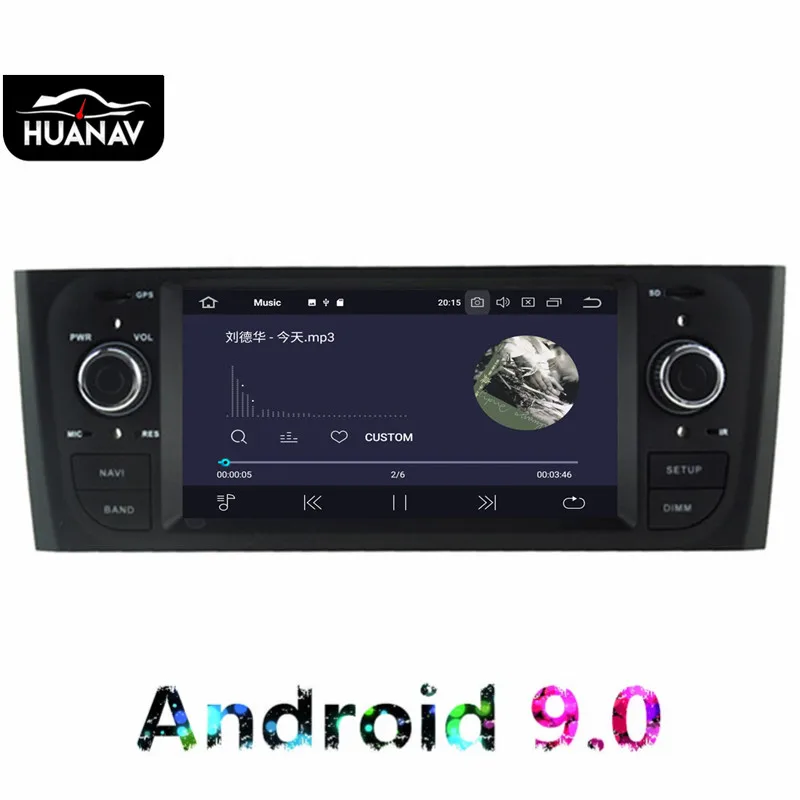 Android 9 0 без DVD Автомобильный Радио плеер GPS навигация для FIAT Punto 2005 2009 Fiat Linea 2007 2011