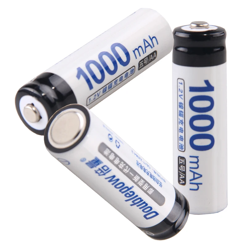 Самая низкая цена 4 шт АА батареи 1 2 в перезаряжаемые 1000 mAh nicd Батарея для