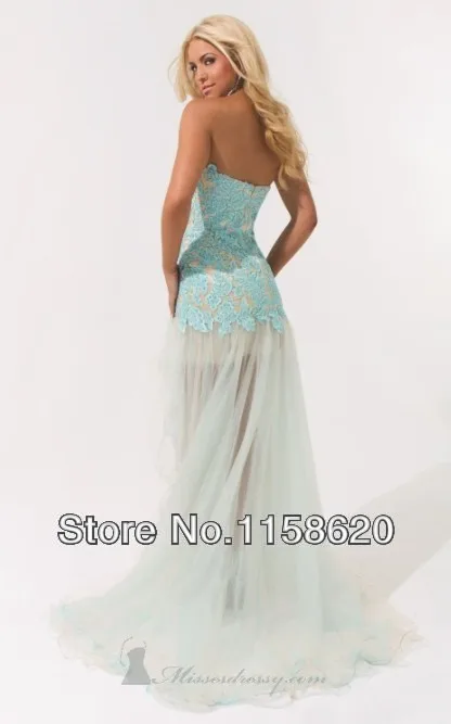 2015 Sexy New Evening Dresses High-low Sweetheart Elegant Appliques Custom Made Women Formal Prom Gowns Colorful Gorgeous | Свадьбы и