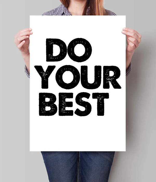 Цифровая печать Сделайте свой лучший мотивационный домашний декор