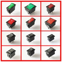 spst kcd 3pin 6pin onoff square rocker switch dc ac 6a250v car dash dashboard plastic switch dropshipping