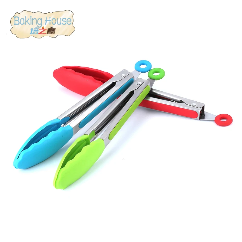 Выпечки дома 2 шт./компл. многофункциональные щипцы для барбекю силиконовый зажим