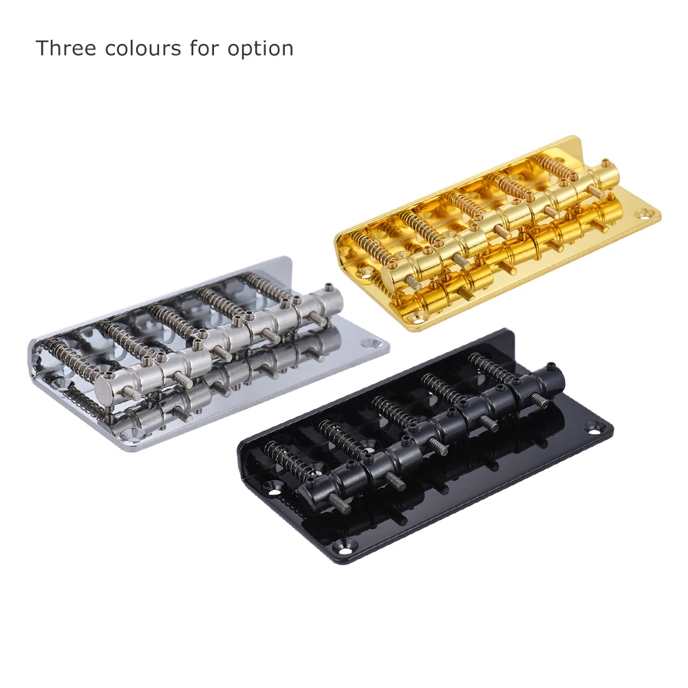 5-седло мост для 5 строка электрическая бас-гитара деталь замены серебристого