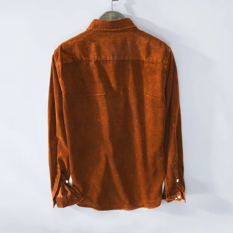 Новый Бренд хлопковые рубашки с длинным рукавом для мужчин осень зима мужские